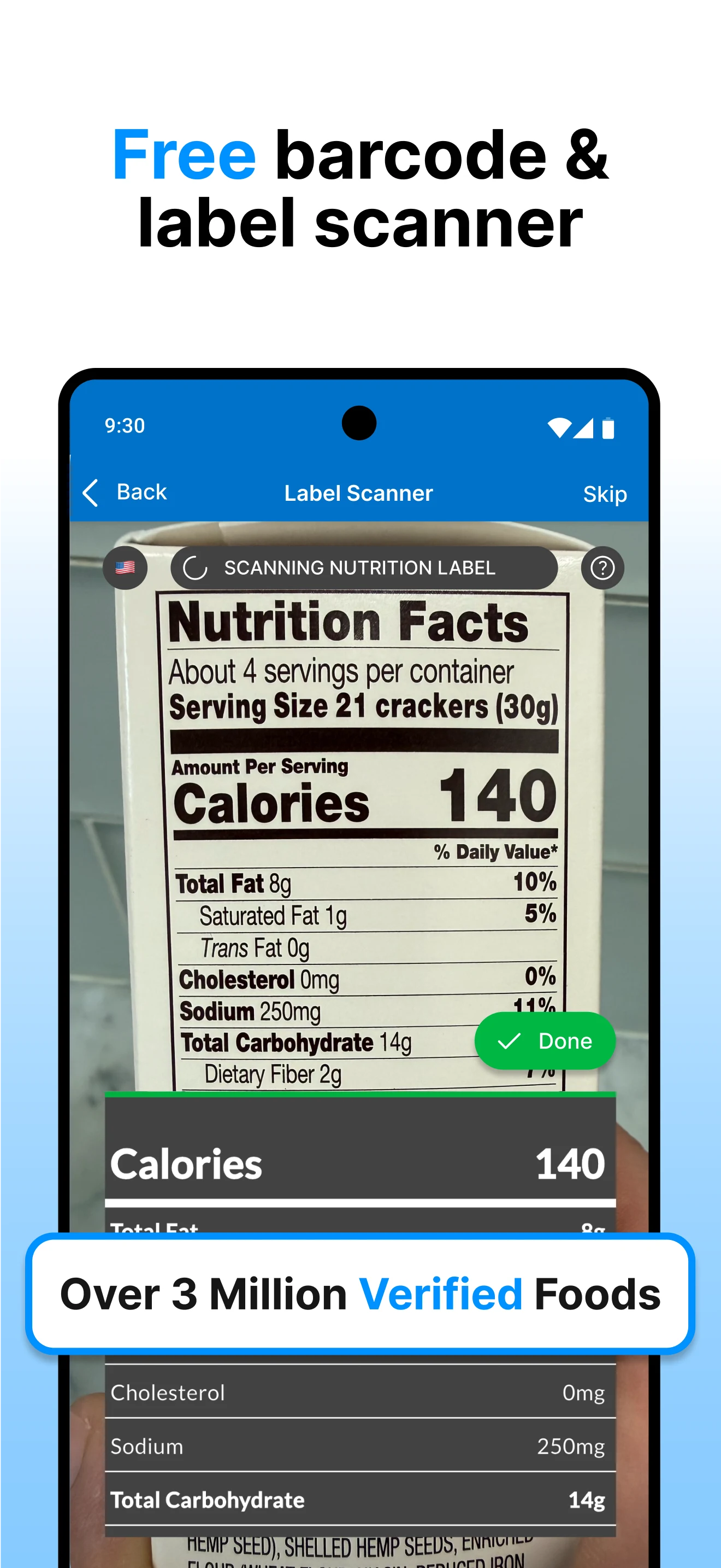 MacrosFirst - Macro Tracker screenshot